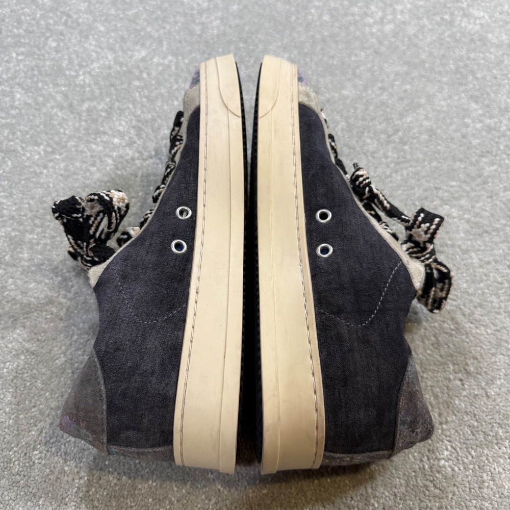 P448 Jack Blackden Low Top Sneakers Grey Suede Iridescent EU 38 Made in Italy - Picture 8 of 15